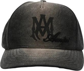 Amiri Washed Logo Bordado Cap - Heren - Petten - Zwart - ONE Size - Accessoires