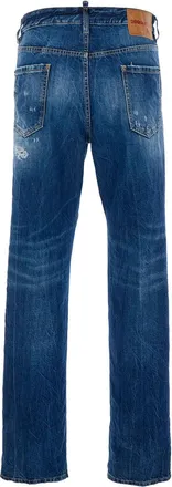 Dsquared2 Mens Jeans 642 Blue Denim Cotton