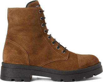 Giuseppe Zanotti Rombos Bootie - Heren - Veterlaarzen - Bruin - 41 EU - Leer - Schoenen