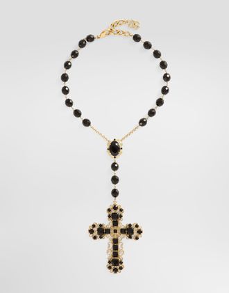 Dolce & Gabbana Short Rosary Necklace - Woman Bijoux Multi-colored Metal Pz