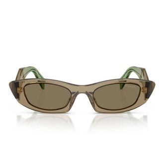Prada Sunglasses Prb16 S 29 E90 F Earth/Light Brown Woman