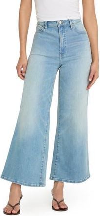 Good American Soft-Tech Good Waist Crop Palazzo Jeans in Indigo1225 at Nordstrom Rack, Size 15