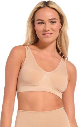 Magic Bodyfashion Bustier MAGIC BODYFASHION, Damen, Gr. XXL, N-Gr, cappuccino, Single Jersey, Obermaterial: 90% Polyamid, 10% Elasthan, BHs Bustier