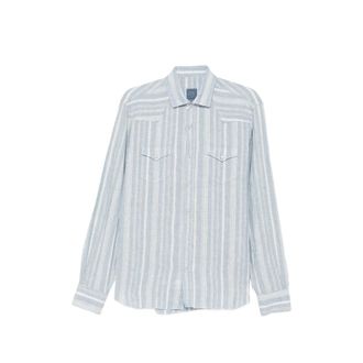 Barba Striped Flap-pockets Shirt