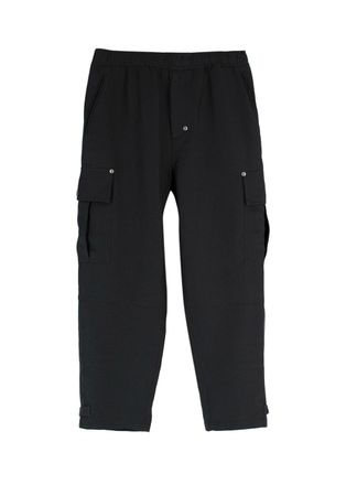J.W.Anderson Black Straight Leg Cargo Trousers Size L