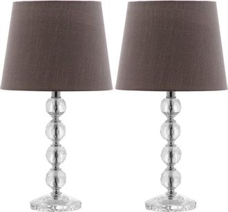 Safavieh Nola Stacked Crystal Ball Lamp
