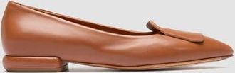 Officine Creative Sue 006 Leather Ballet Flats in Light Brown at Nordstrom, Size 39