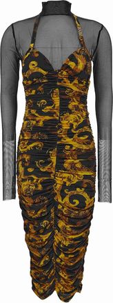 Versace Jeans Couture Black Long Dress