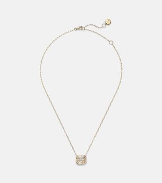 Shay Jewelry Illusion 18kt gold pendant necklace with diamonds