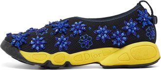 Dior Sneakers con decorazione floreale - Nero