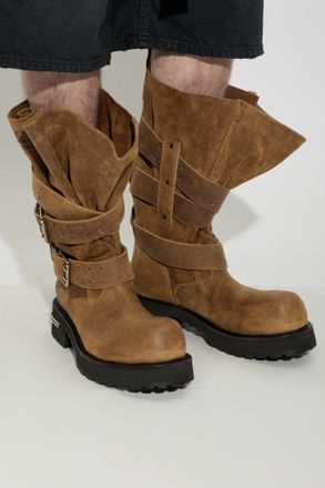 Balenciaga Suede Boots Venom, Mens, Brown