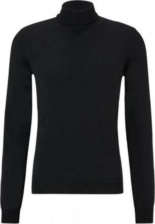 HUGO BOSS San Thomas-M - Heren - Coltruien - Zwart - XL - Wol - Truien & Vesten