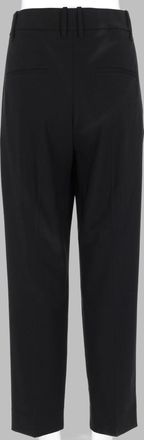 Vince Regular Fit Cotton-Nylon Blend Trousers - Black
