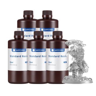 OEM Resina Para Impresi&oacute;n 3d, Viscosidad Media, Curado R&aacute;pido, 5 Kg - Transparente
