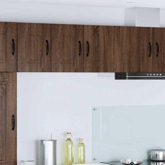 vidaXL Kitchen Cabinet Kalmar 2 pcs Brown Oak 30 x 31 x 40 cm vidaXL