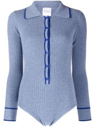 Madeleine Thompson Sagitta knitted bodysuit - Blue