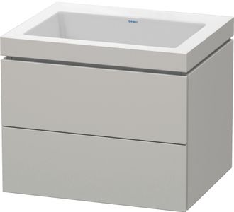 Duravit Duravit L-cube Conjunto Encolado A Pared, 2 Cajones, Sin