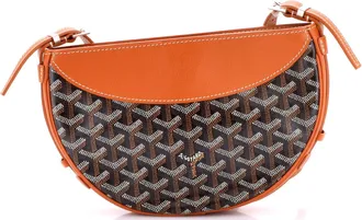 Goyard Hirondelle Shoulder Bag Coated Canvas and Leather