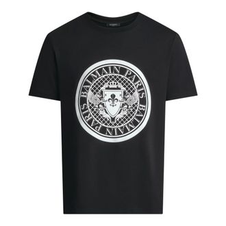 Balmain Hombre, Camisetas, Negro, Talla: 2XL
