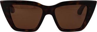 Alexander McQueen Am 0507S Zonnebril - unisex - Zonnebrillen - Bruin - 52 MM - Accessoires