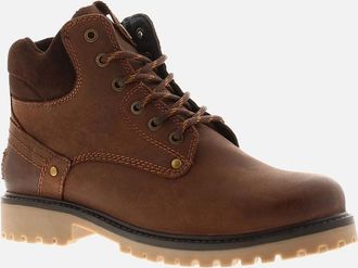 Wrangler Mens Wrangler Mens Boots Yuma Mid Lace Up Leather Smart Brown UK Size - Size: 12