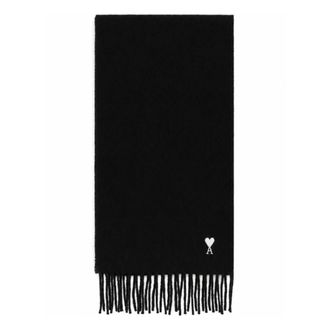 Ami Quota Sjaal - Heren - Accessoires - Zwart - Maat: ONE Size Wol