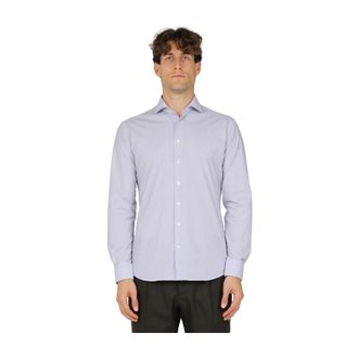 Traiano Rossini Radical Shirt - Heren - Zakelijke Overhemden - Blauw - L - Overhemden