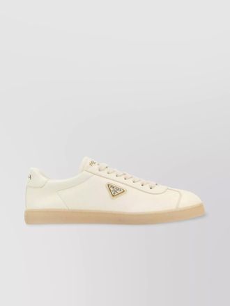 Prada leather low-top sneakers