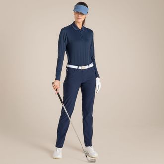 Craghoppers Dames/Dames Thornbury Nosilife Golf Poloshirt met lange mouwen (Blauwe Marine)