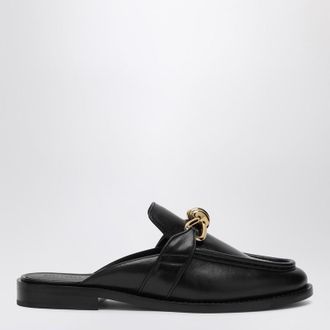 Bottega Veneta Black Astaire moccasin sabot
