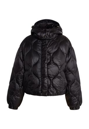 Faina Gewatteerde blouson Dames zwart