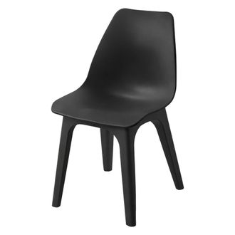Dmora Dmora Chaise Avec Structure Renforc&eacute;e, Made In Italy, 45x50x51 Cm, Couleur Anthracite