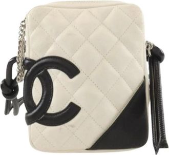 Chanel Pre-owned Cross Body Bags, female, White, Size: ONE SIZE Pre-owned Vintage Shoulder Bag