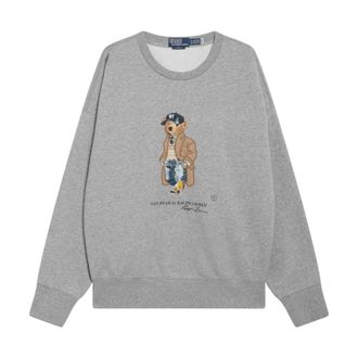 Polo Ralph Lauren Sudadera Vintage Fit - Sweatshirts & Hoodies - Hombre - Gris - XL