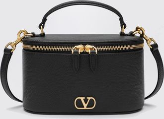 Valentino Garavani Borsa Vanity VLogo Valentino Garavani in pelle a grana