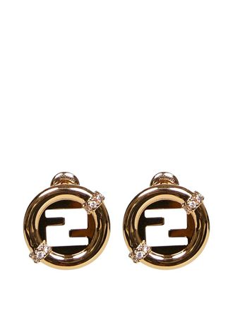 Fendi Ever Round Earrings