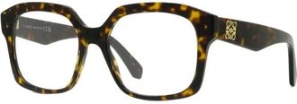 Loewe Glasses, female, Brown, Size: 53 MM Anagram Eyeglasses