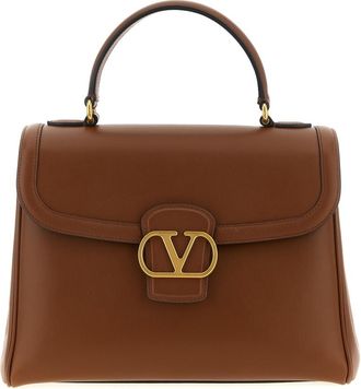 Valentino Garavani Brown 9TO5 Satchel