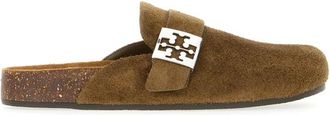 Tory Burch Mellow Mule - Dames - Slip ons - Groen - 39 1/2 EU - Leer - Schoenen