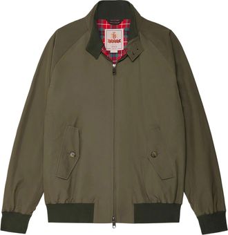 Baracuta Classic Bomber Jacket with Contrasting Details