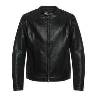 Diesel D-Glory Jogg Jacket - Heren - Zomerjassen - Zwart - M - Katoen - Jassen
