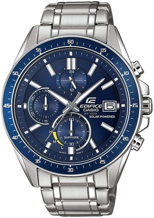Casio Edifice Mens Silver Watch EFS-S510D-2AVUEF Stainless Steel - One Size