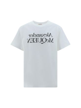 Alexander McQueen Logo Printed Crewneck T-shirt