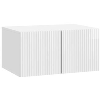 vidaXL Mueble Para Tv De Pared Brillante 59,5 X 41 X 30 Cm Vidaxl