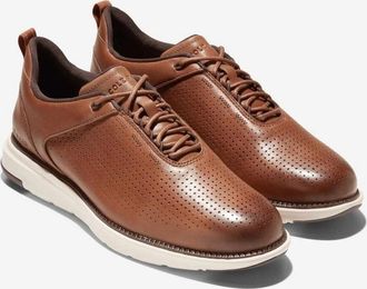 Cole Haan Grand C37746 Sneakers Mens British Tan Leather Casual Shoes RHS7798