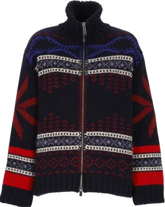 Giada Benincasa Truien & Vesten, Heren, Veelkleurig, M, Ciao Amore Knit Jacket