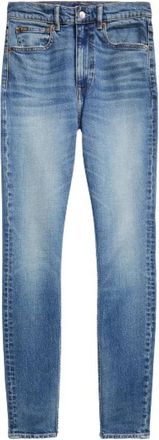 Polo Ralph Lauren High Waist Skinny Jean Tompkins - Dames - Slim Fit Jeans - Blauw - W28 - Katoen - Jeans