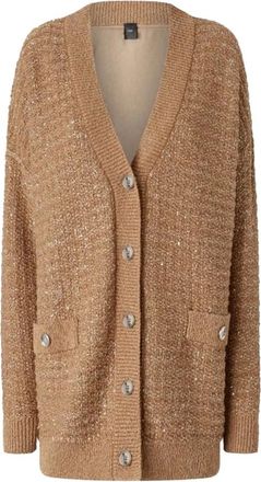 Pinko Pinko, Truien & Vesten, Dames, Beige, S, Cardigan