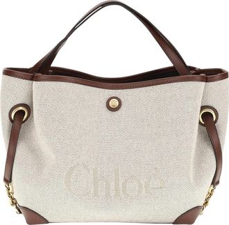 Chlo&eacute; Beige Clover Small Tote