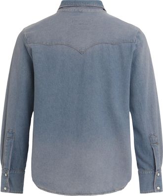 The Great. Womens Denim Shirt Cotton